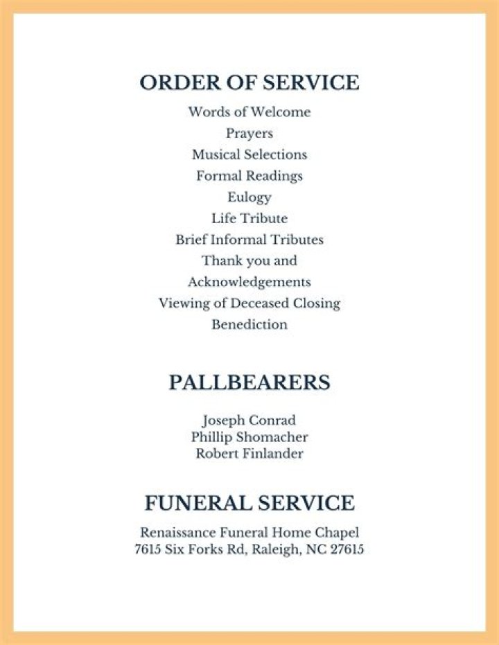 Dan Bouquillon Obituary, Funeral Details