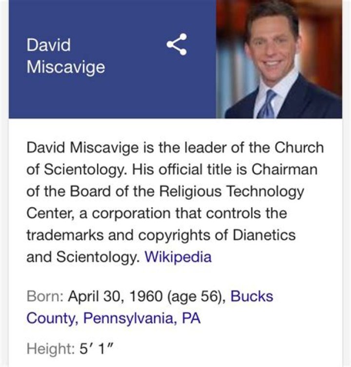 David Miscavige Biography - Facts, Childhood, Family Life & Achievements