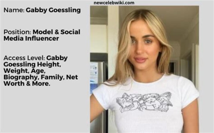 Gabby Goessling Wiki, Boyfriend, Height, Weight, Age & More