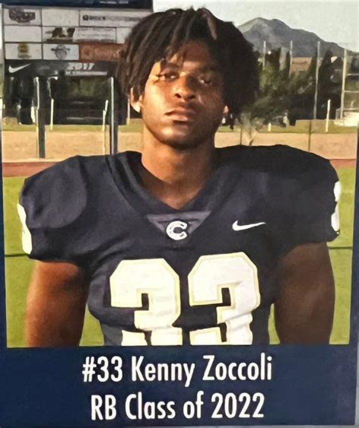 GoFundMe; Kenny Zoccoli Obituary, football player with The Casteel High School,