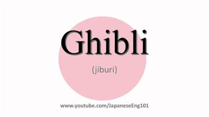 Is it pronounced Ghibli or jibli? – Celebrity