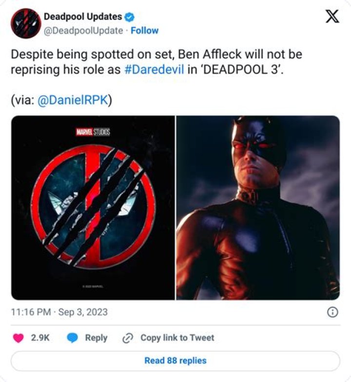 It might be time to scratch one ‘Deadpool 3’ cameo off the list, even if it makes complete sense