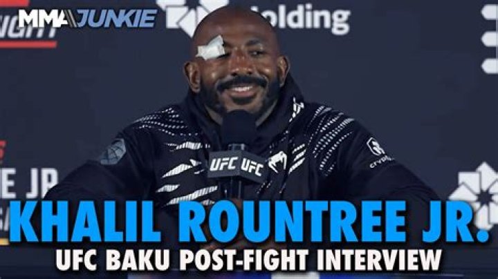 Khalil Rountree Jr. - Bio, Facts, Family Life of Mixed Martial Artist