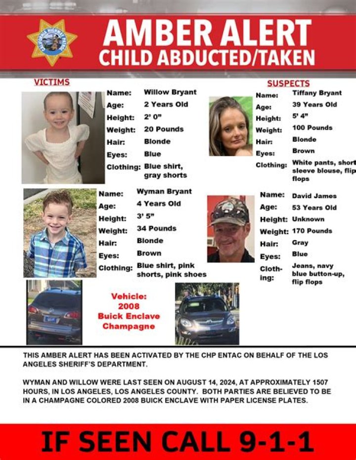 Missing: Ava Dansby and LiTeasha Wright Update; Amber and Silver Alert issued
