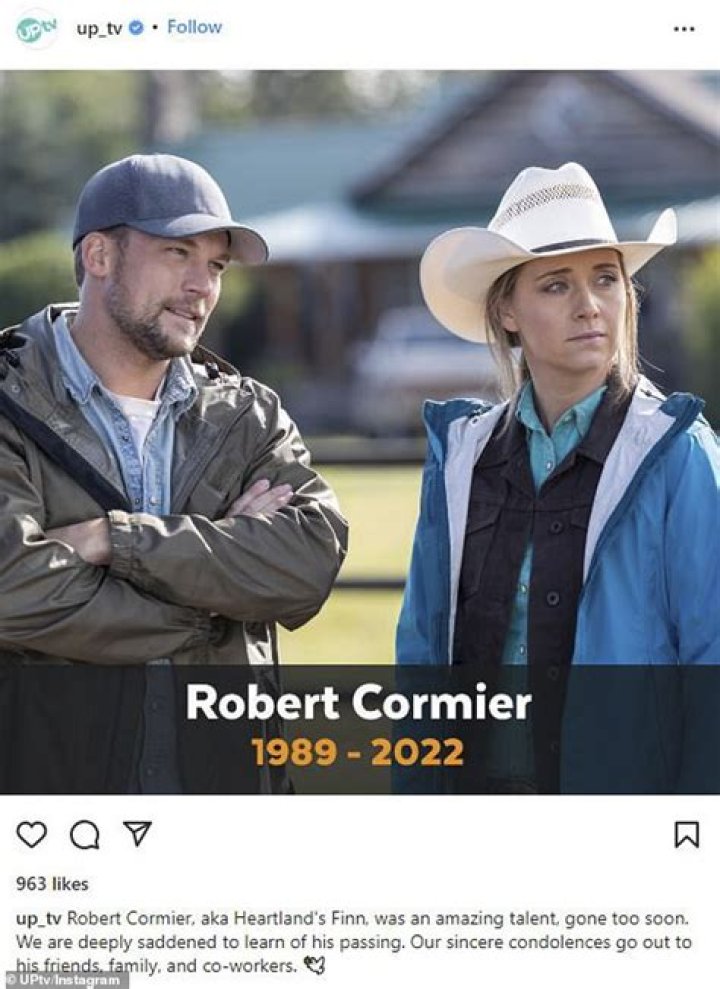 Obituary | Robert Cormier Cause of Death ,Heartland Cast Member