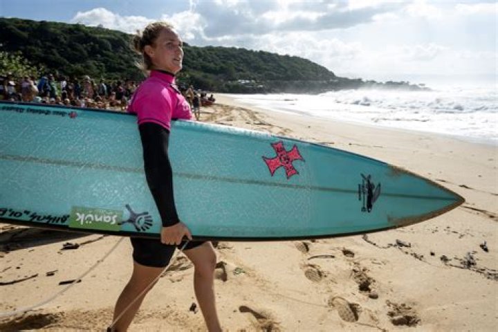 Pro Surfer Paige Alms in Swimsuit Says “Time For a Challenge” — Celebwell