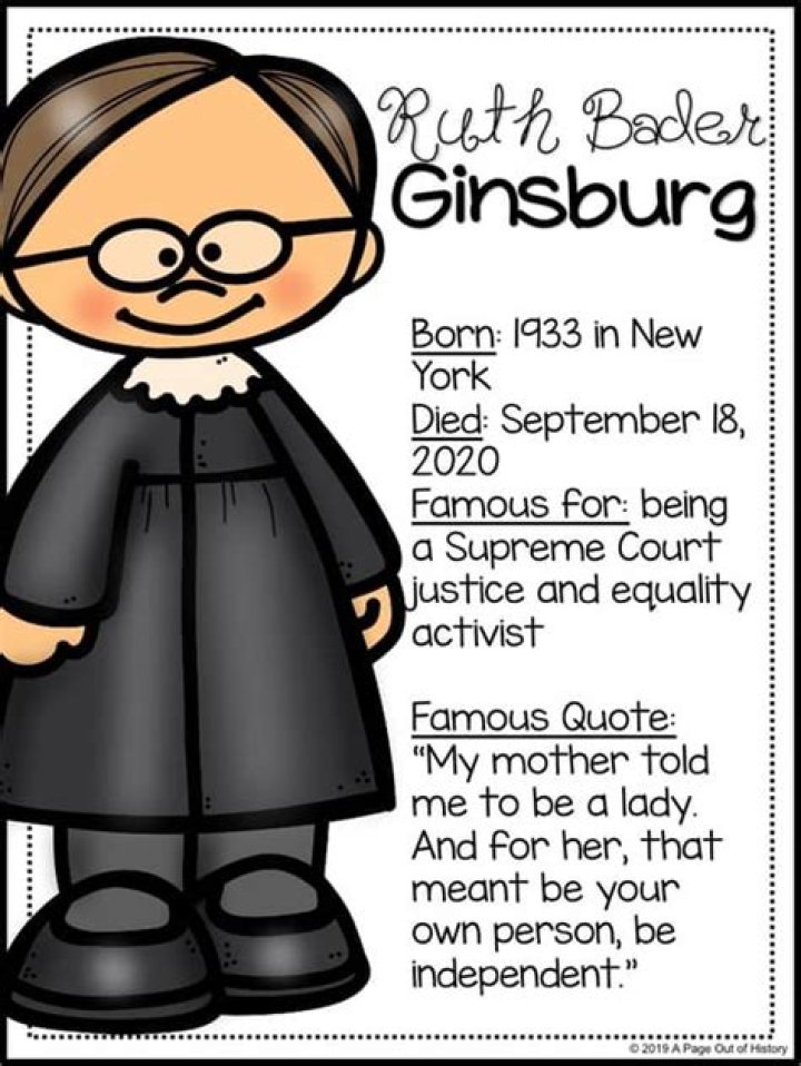 Ruth Bader Ginsburg Biography - Facts, Childhood, Family Life & Achievements
