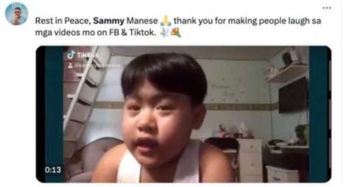 Sammy Manese Cause of Death, TikTok Star and YouTube Content Creator